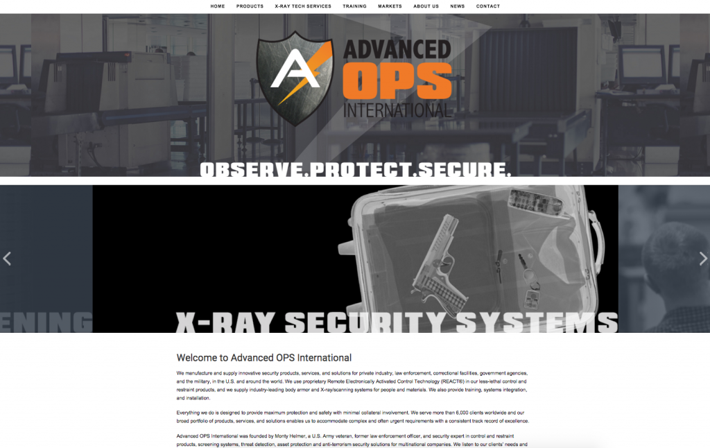 Advanced OPS International Website Design