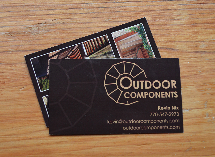 Outdoor Components Business Card Design