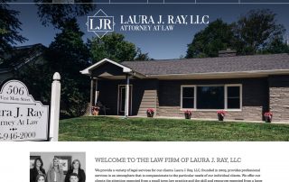 Laura J. Ray, LLC, Attorney At Law Website Design