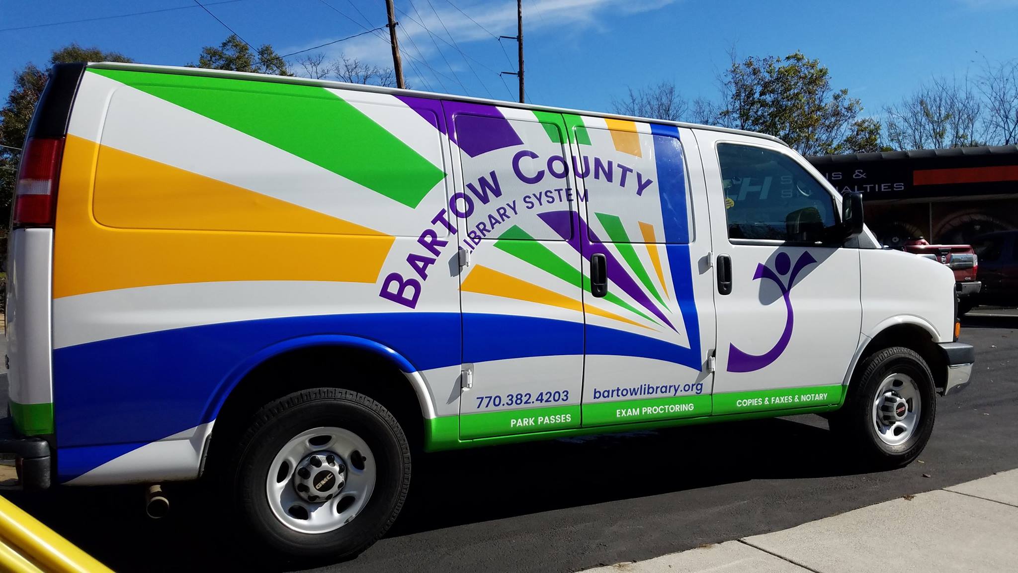 Bartow County Library System Vehicle Wrap Design