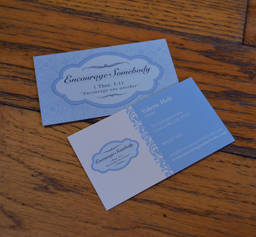 Encourage Somebody Business Card Design