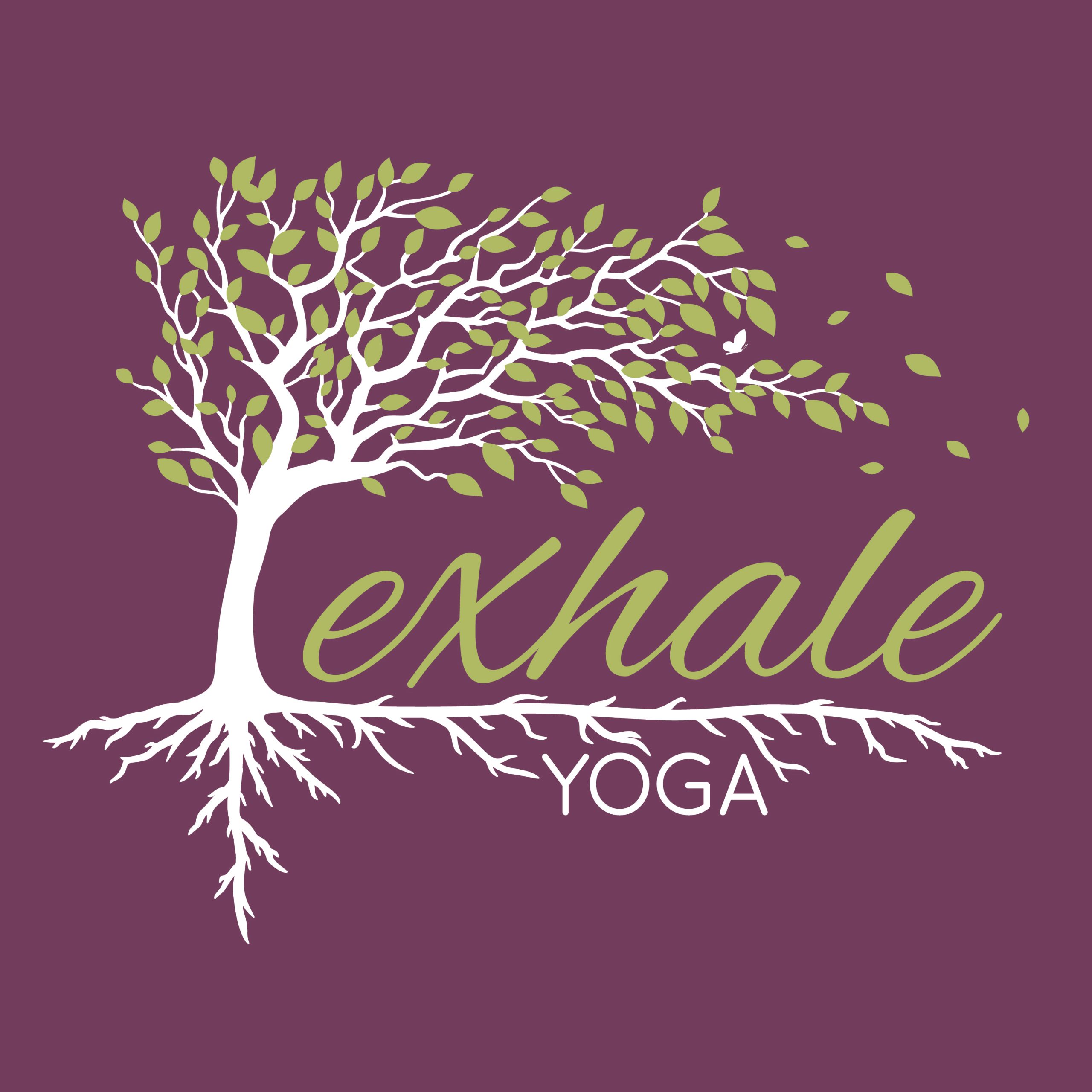 Exhale Yoga Logo Design