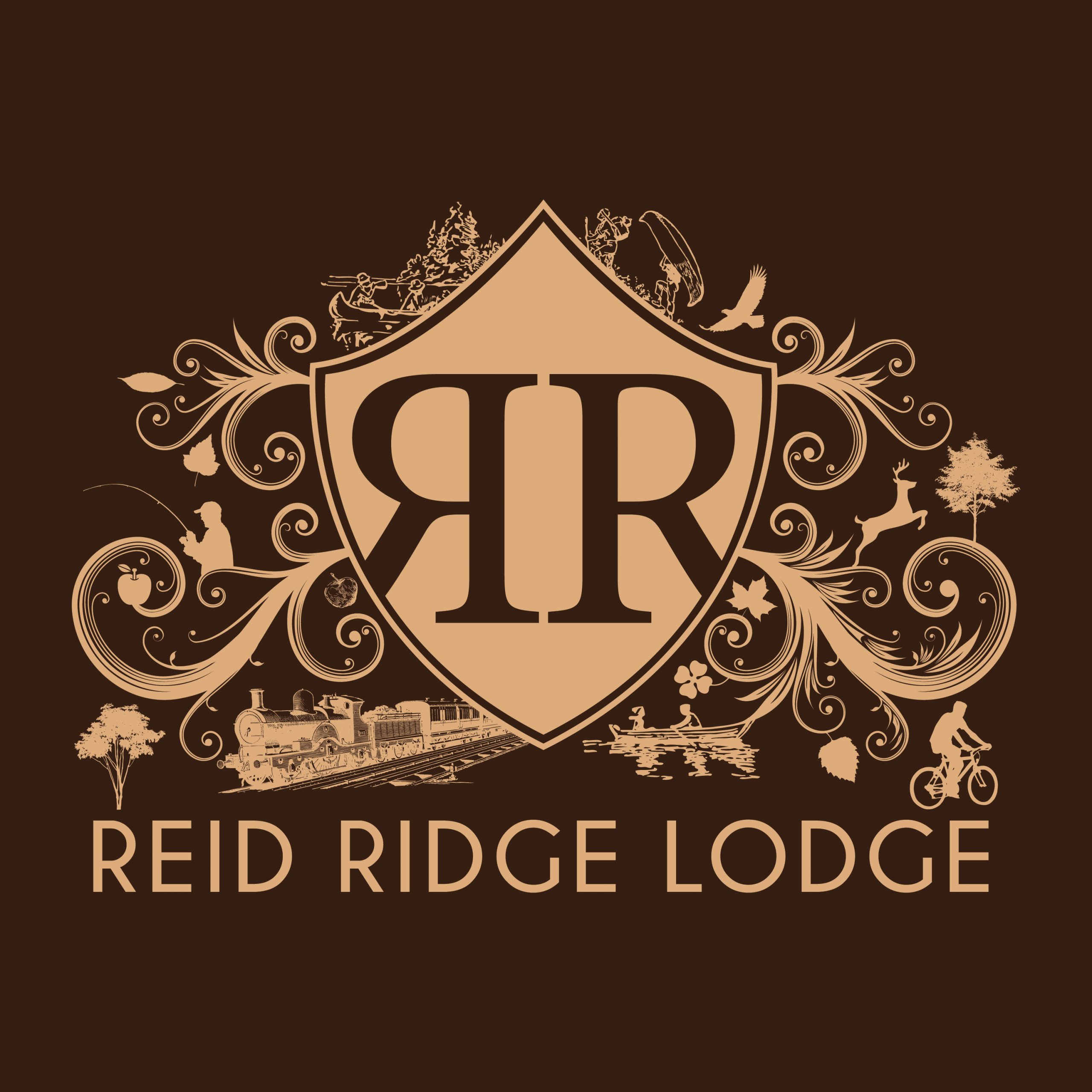 Reid Ridge Lodge Logo Design