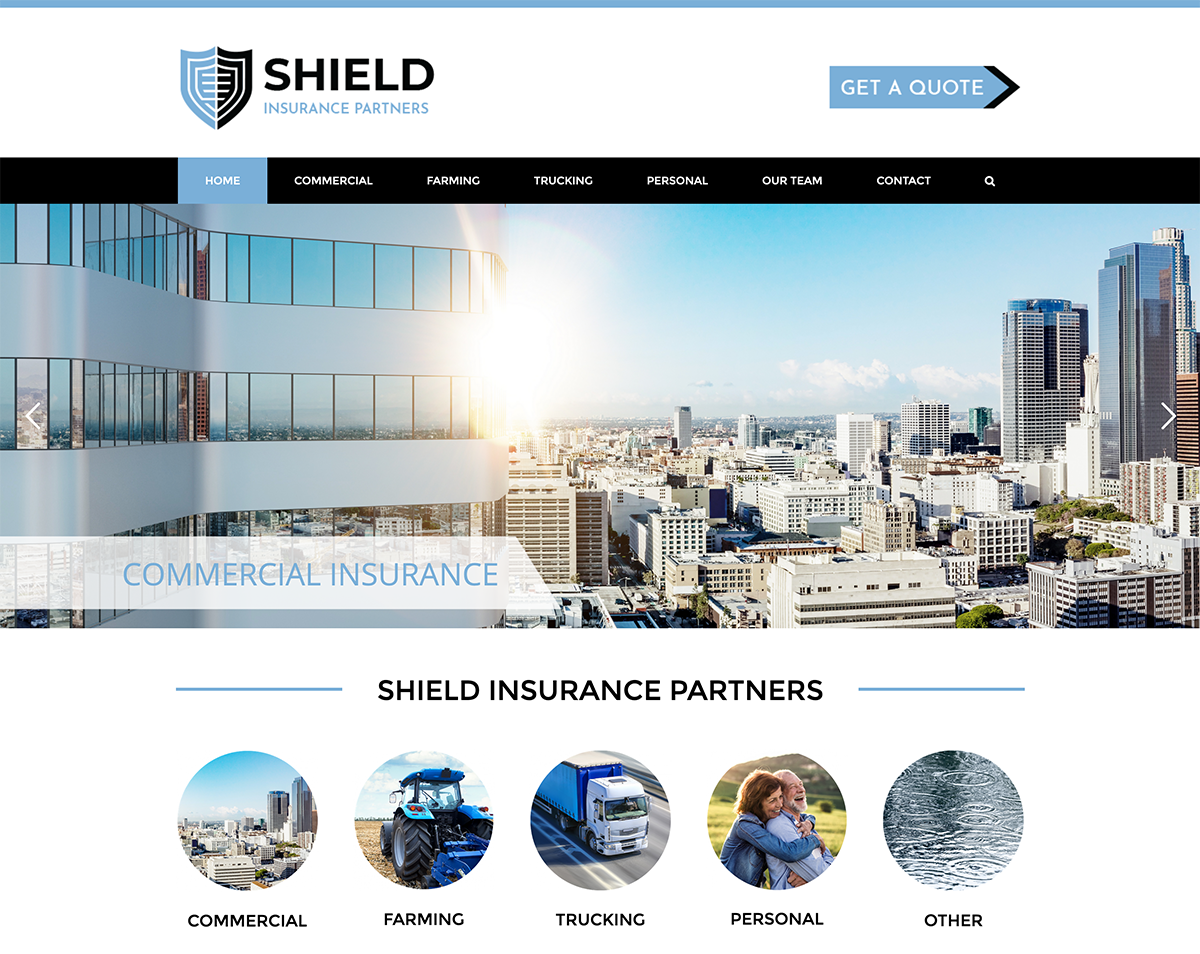 Shield Insurance Partners Website Design
