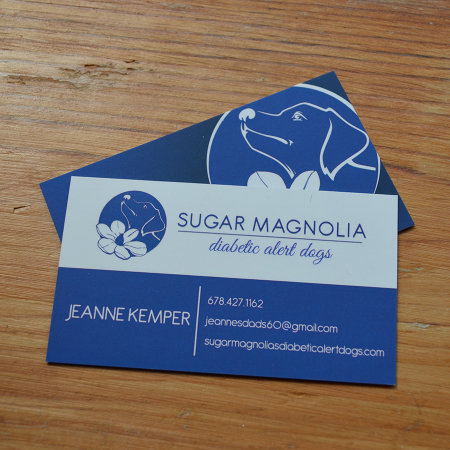 Sugar Magnolia Business Card Design