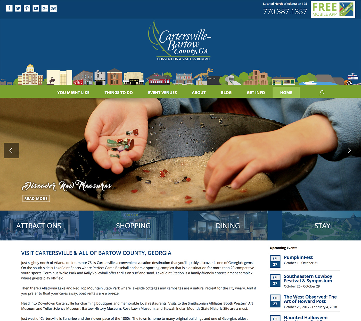 Cartersville Bartow County Website Design