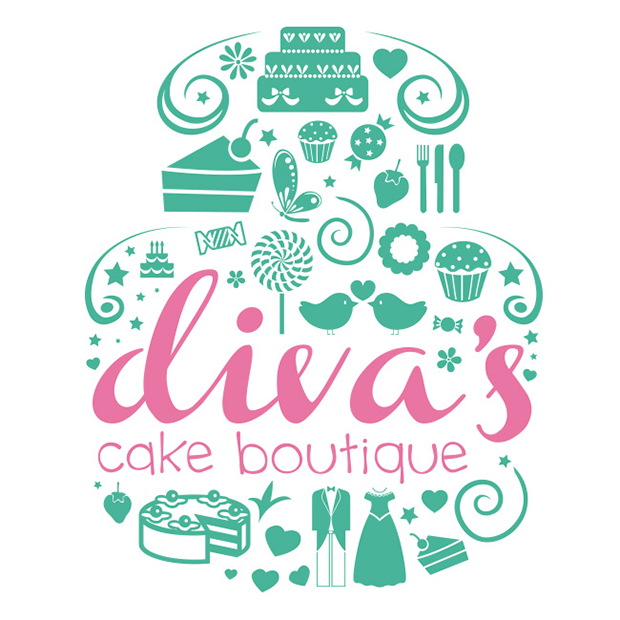 Diva's Cake Boutique Logo Design