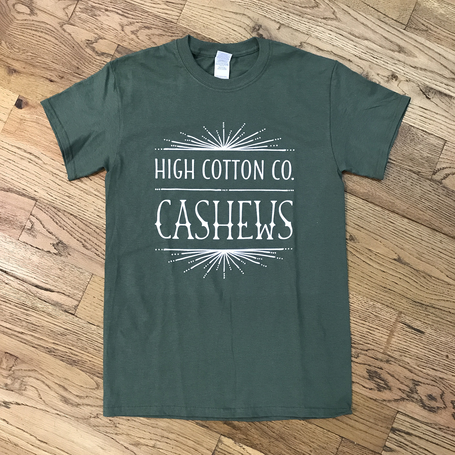 High Cotton Co. Cashews T-shirt Design