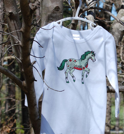 Horse Illustration T-shirt Design