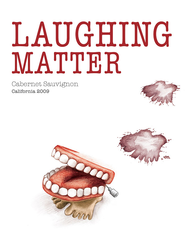Laughing Matter Wine Label Product Packaging Design