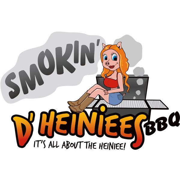 Smokin' D'Heiniees BBQ Logo Design