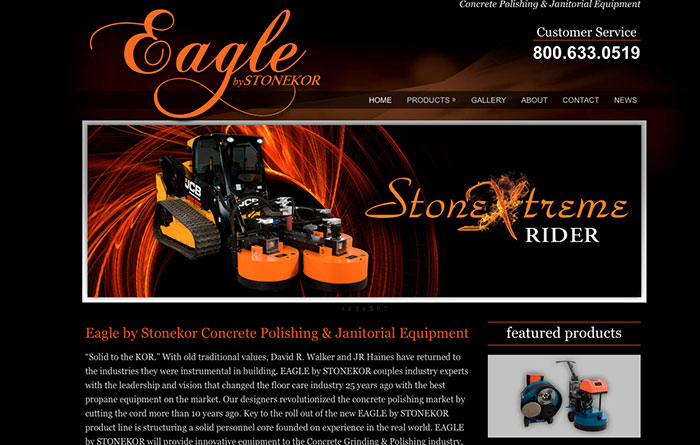 Eagle by Stonekor Website Design