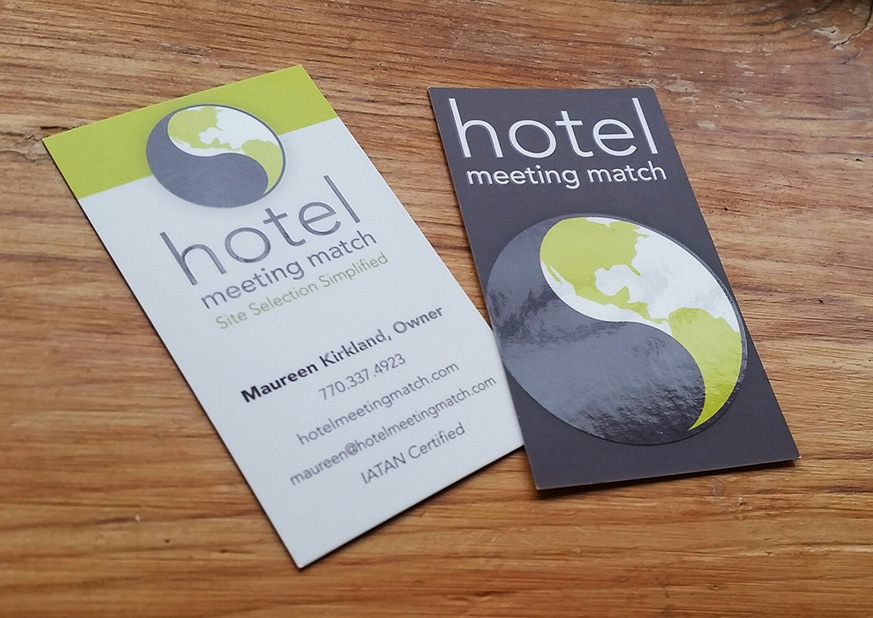 Hotel Meeting Match Business Card Design