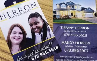 Herron Realty Business Card Design