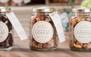 High Cotton Co. Cashews Package Sticker and Tag Design