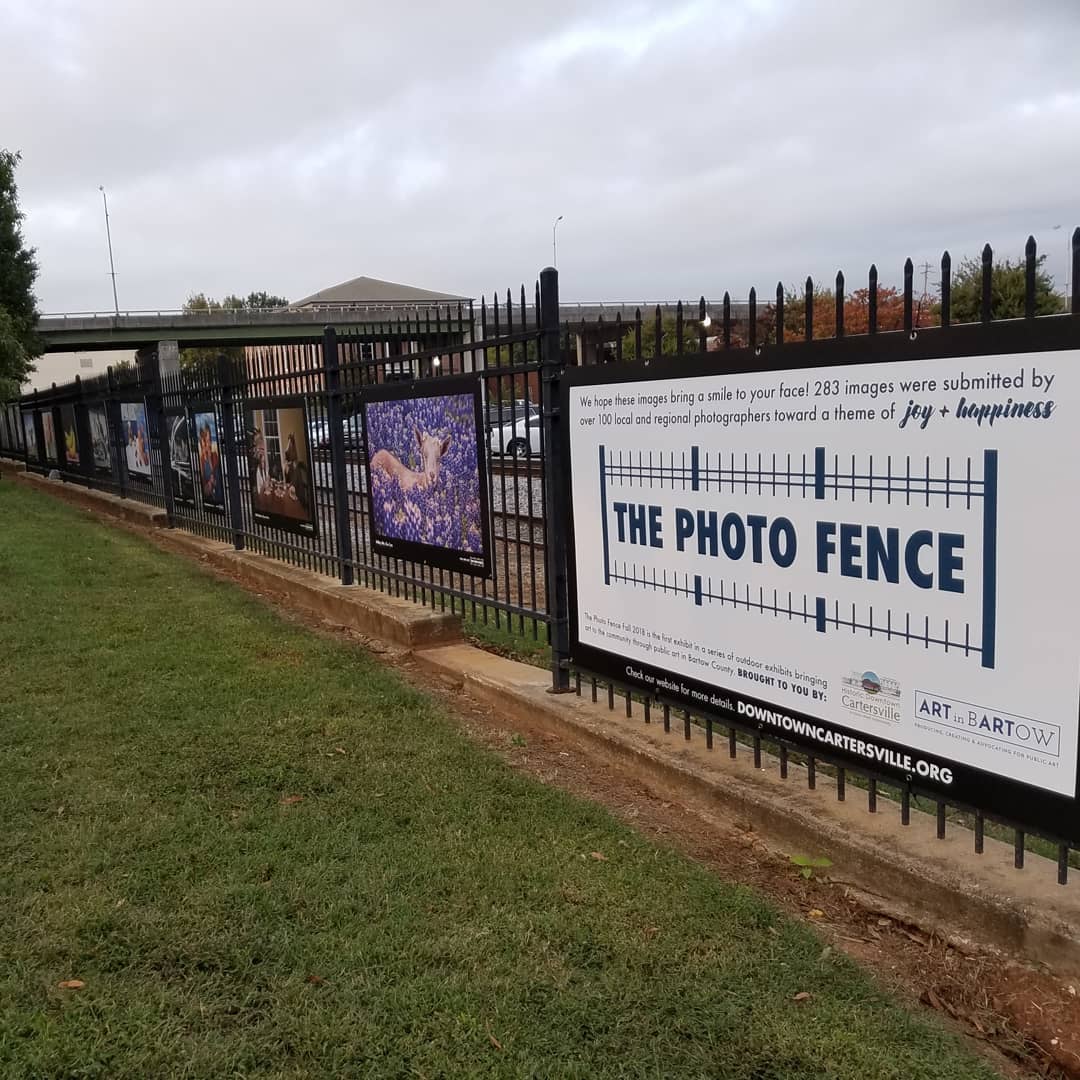 Downtown Cartersville The Photo Fence Design