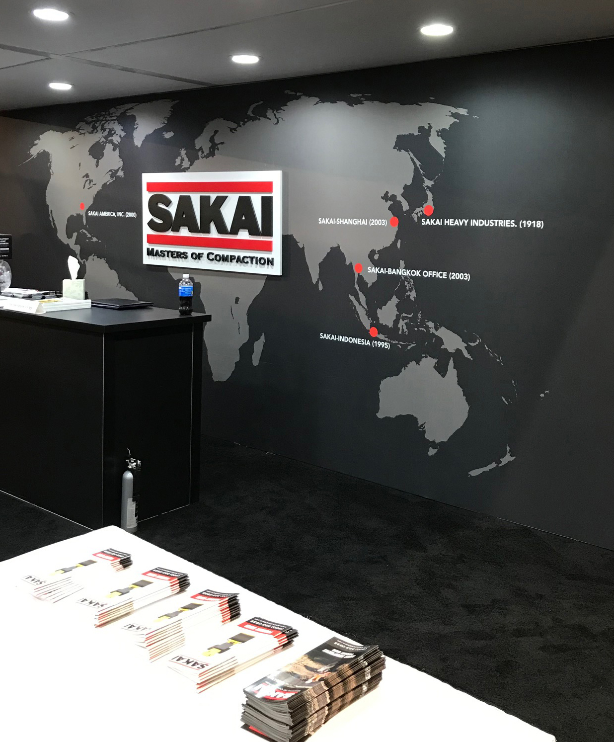 Sakai Tradeshow signage design