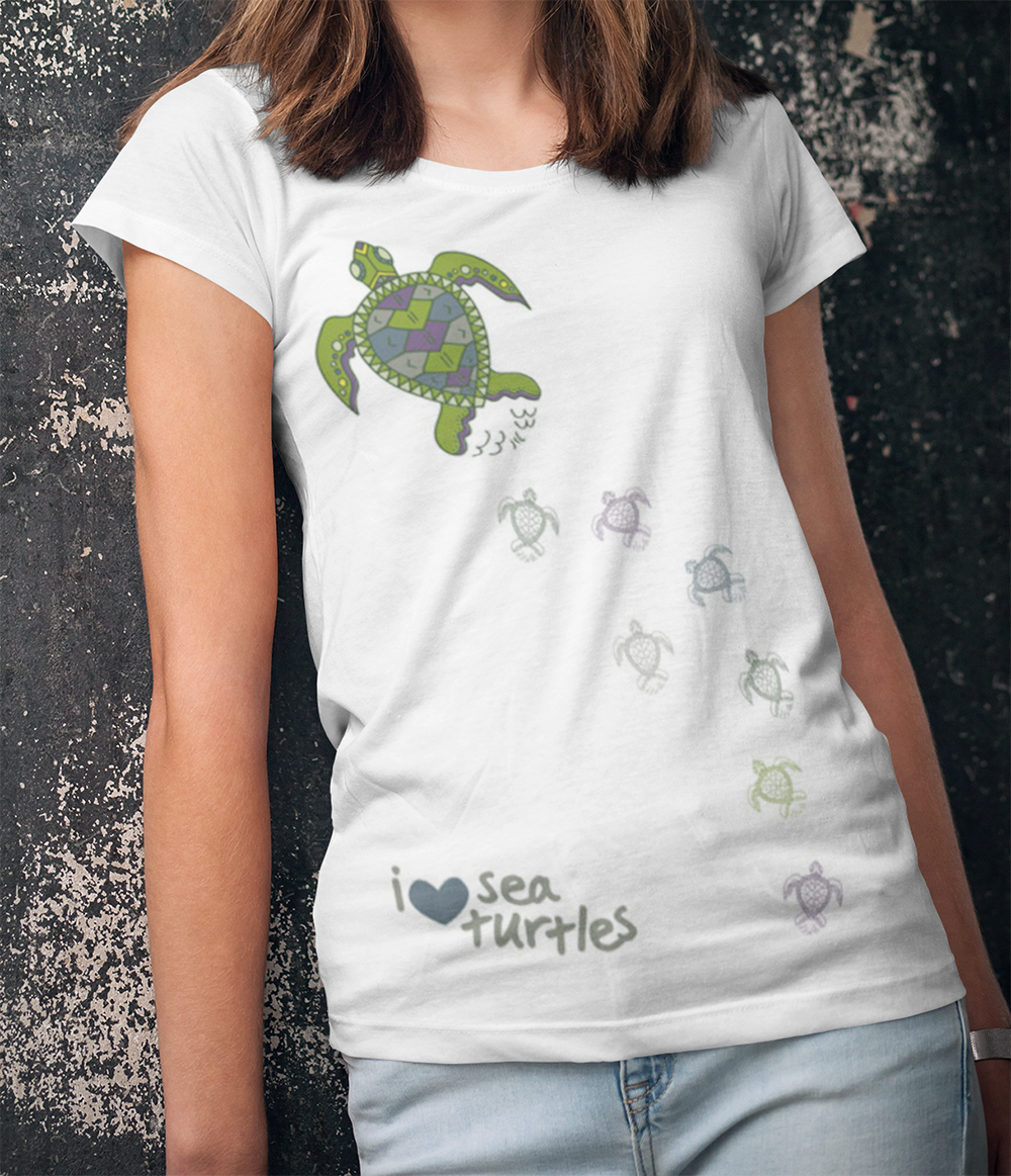 Sea Turtle t-shirt design