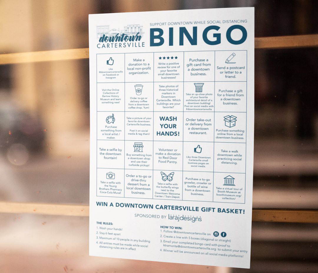 Downtown Carterville Bingo Printable