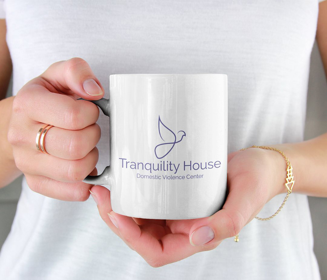 Tranquility House Coffee Mug with Logo