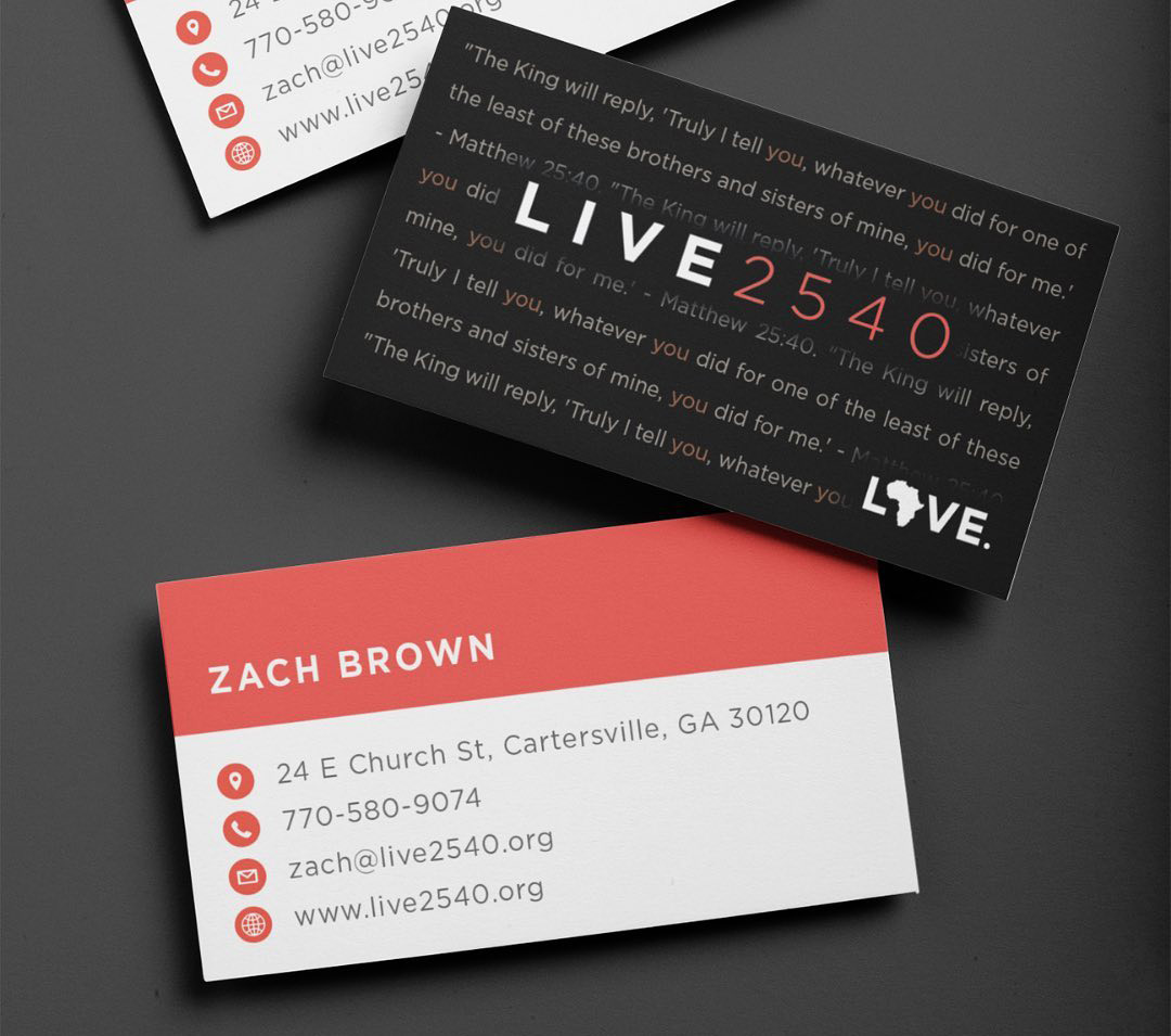 LIVE 2540 Business Cards