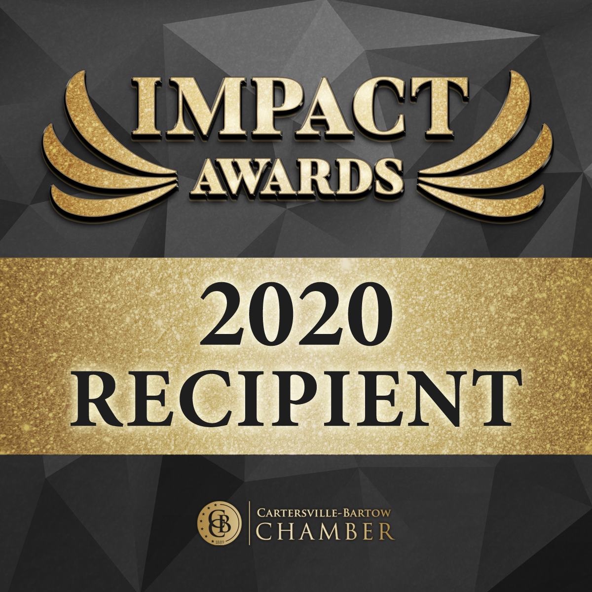 2020 Cartersville-Bartow Chamber of Commerce IMPACT Awards Winner 