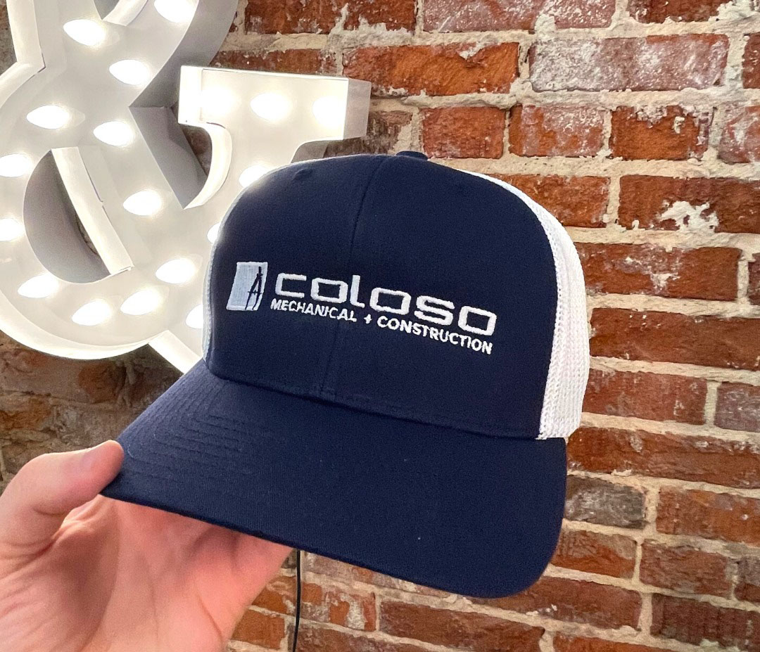 Coloso logo embroidered on a hat