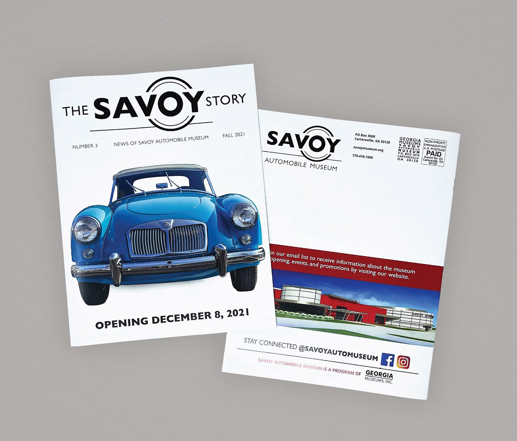 Savoy Museum Graphic Design
