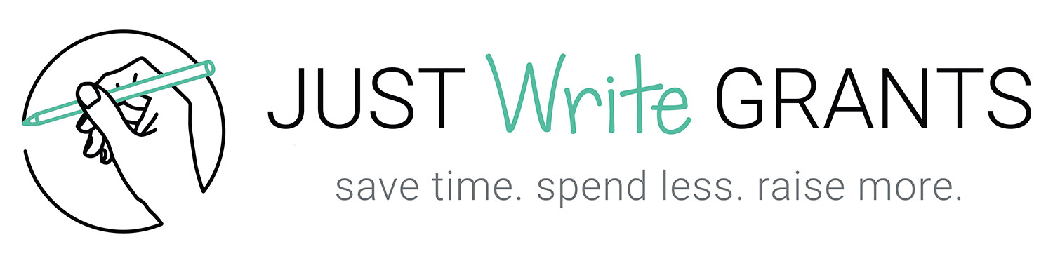 Just Write Grants Logo Design