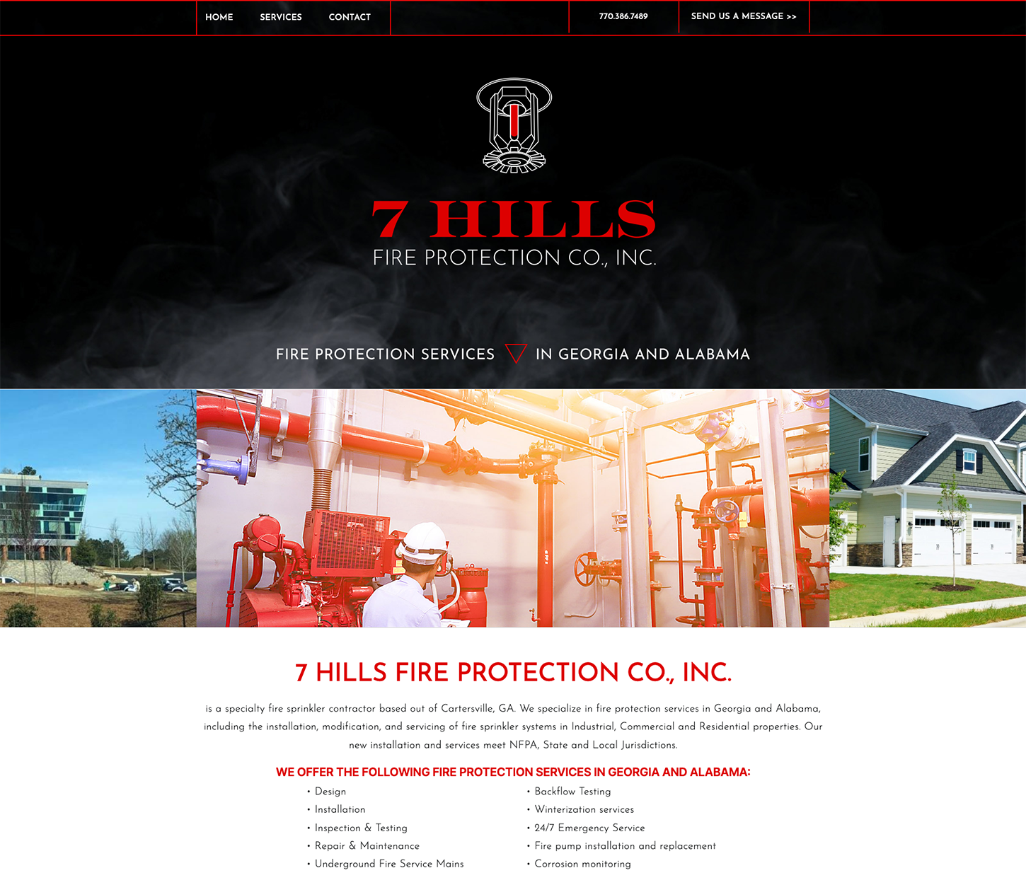 7 Hills Website Design