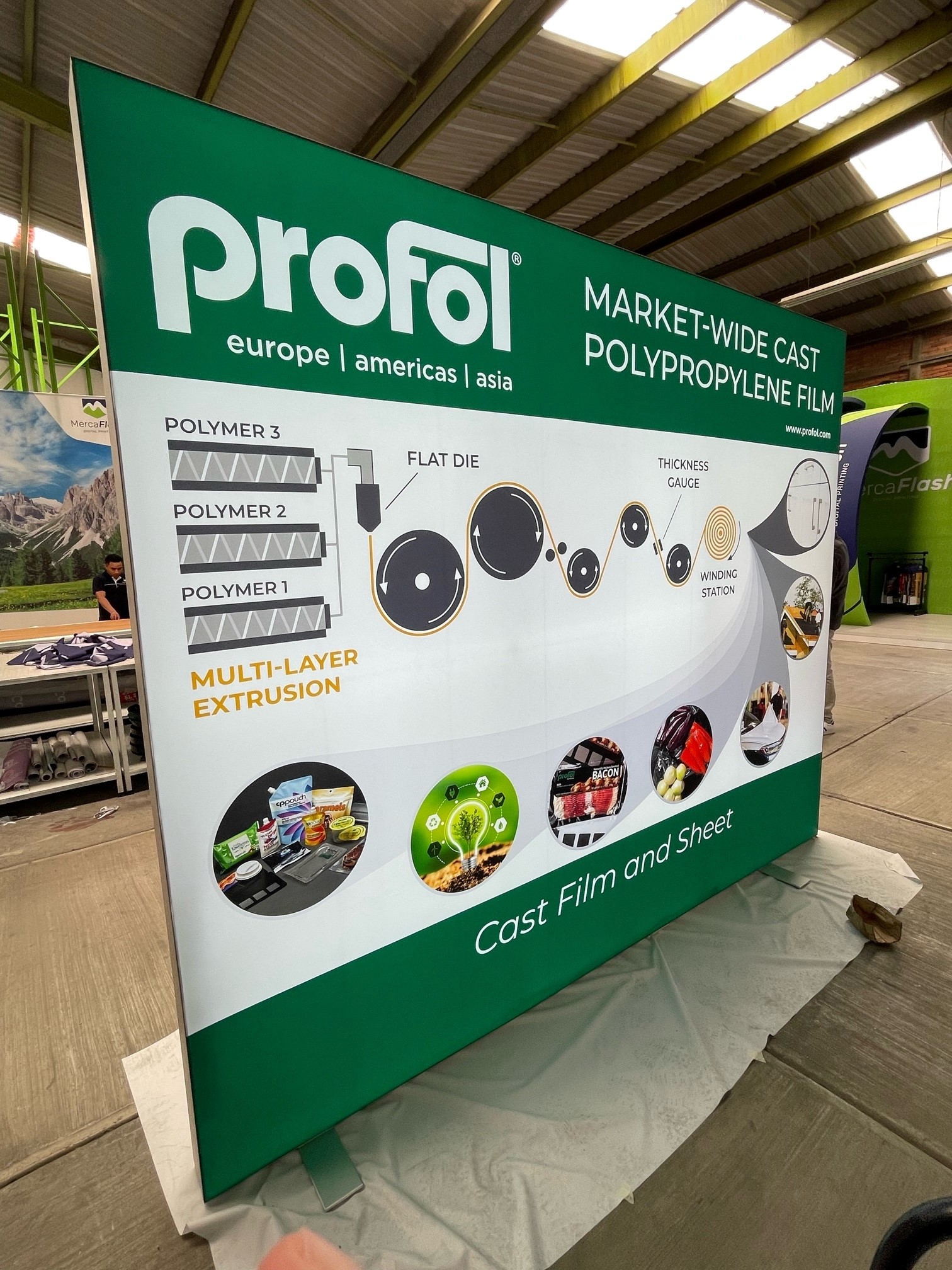 Trade Show Panel Display Design for Profol