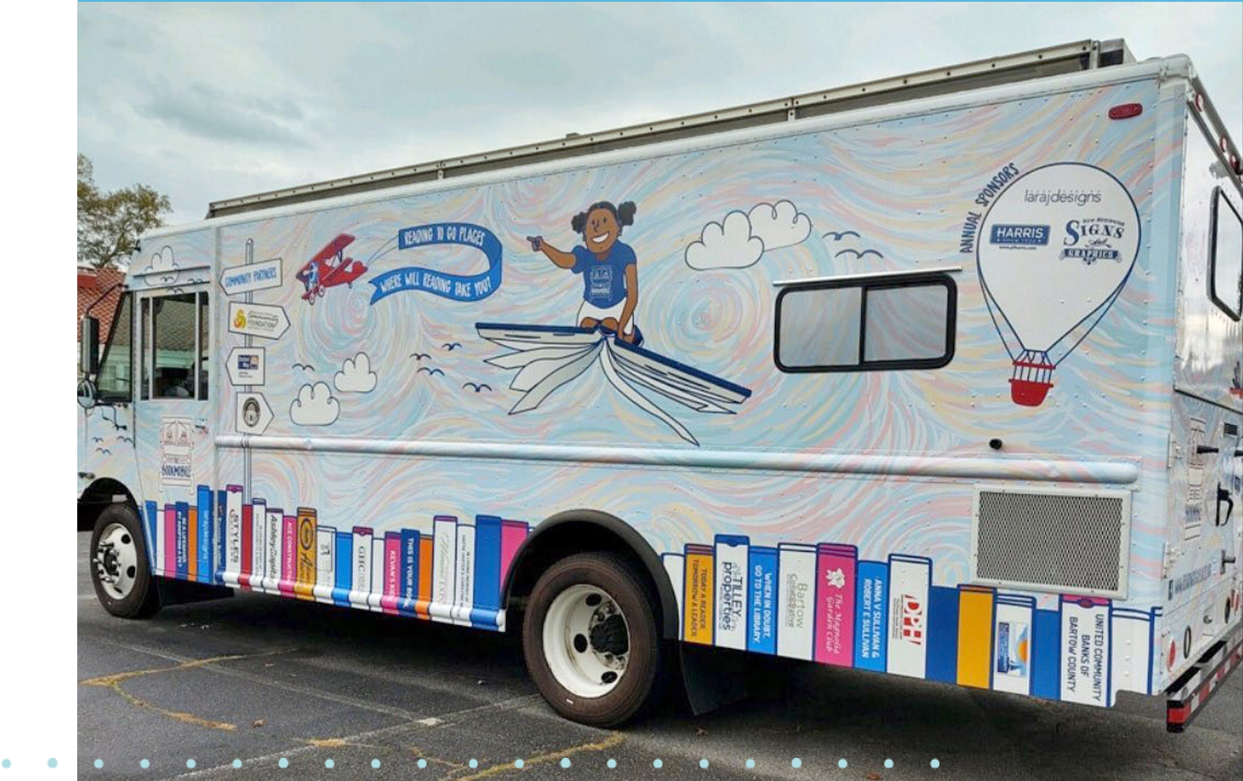 Bookmobile Graphic Design Cartersville Georgia