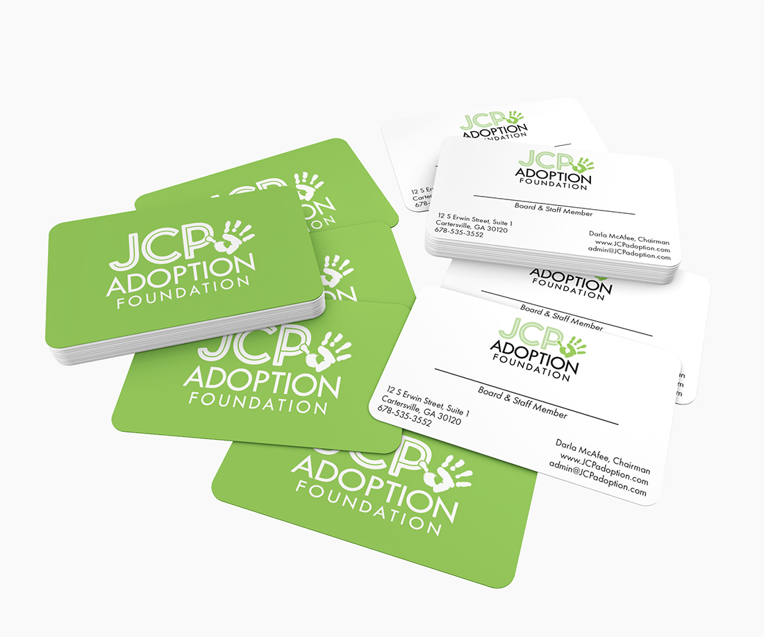 JCP Adoption Business Card Design