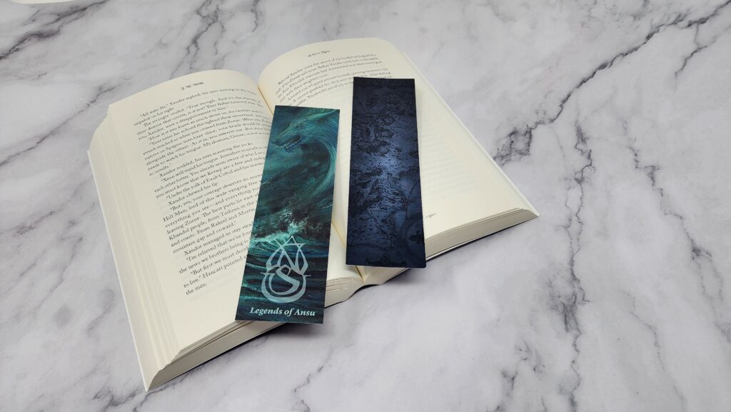 Custom Bookmark Design for J.W. Webb, Fantasy Writer