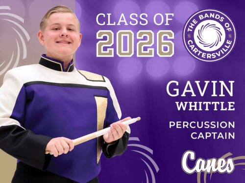 Custom Senior Marching Band Student Yard Sign
