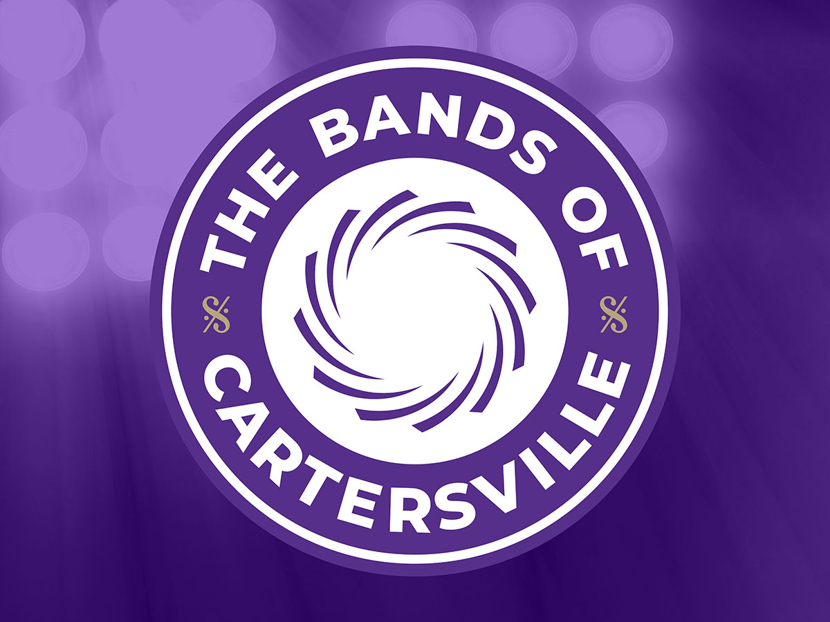 The Bands of Cartersville Logo Yard Sign
