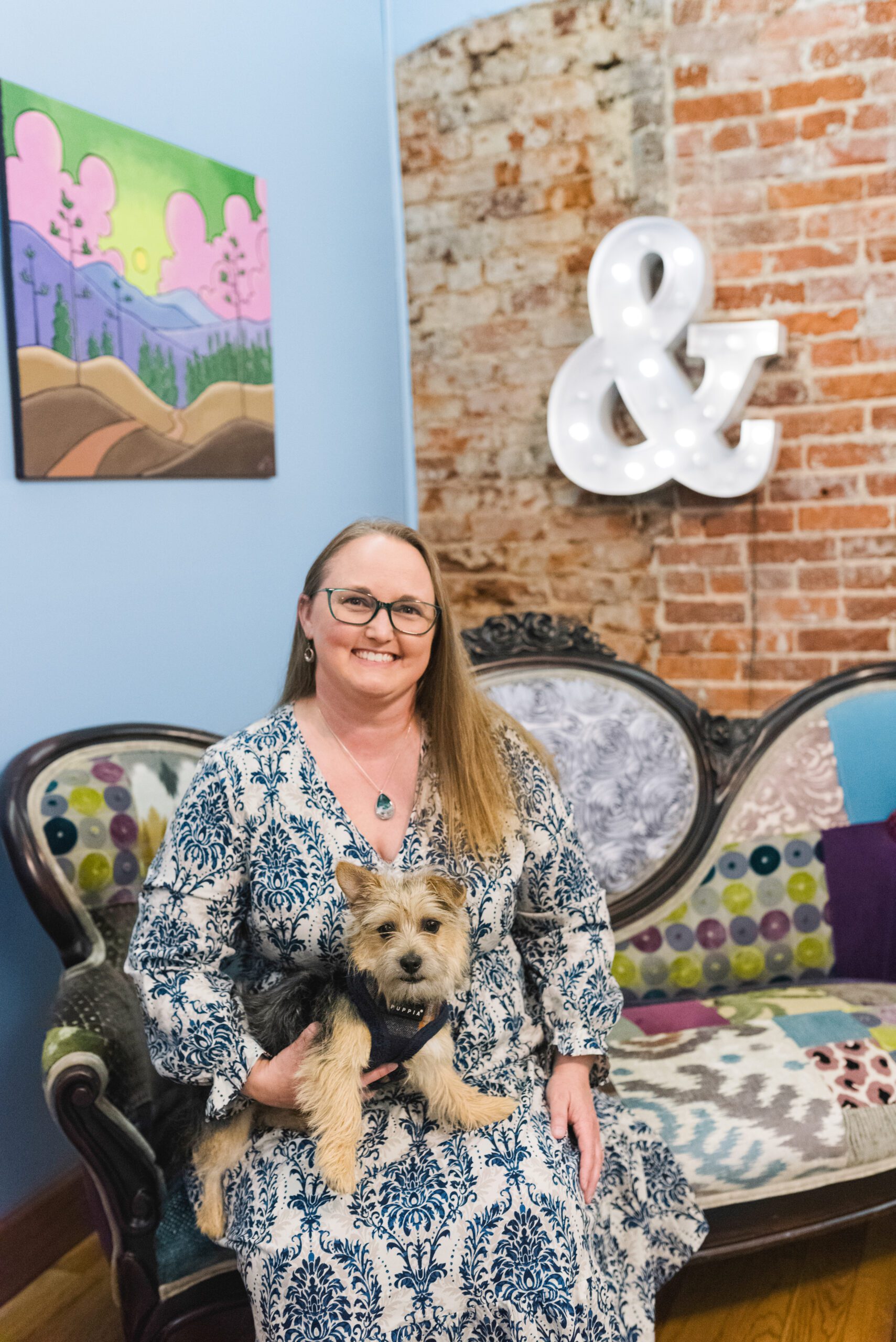 Lara Jeanneret, owner and graphic designer at Lara J Designs in Cartersville, GA