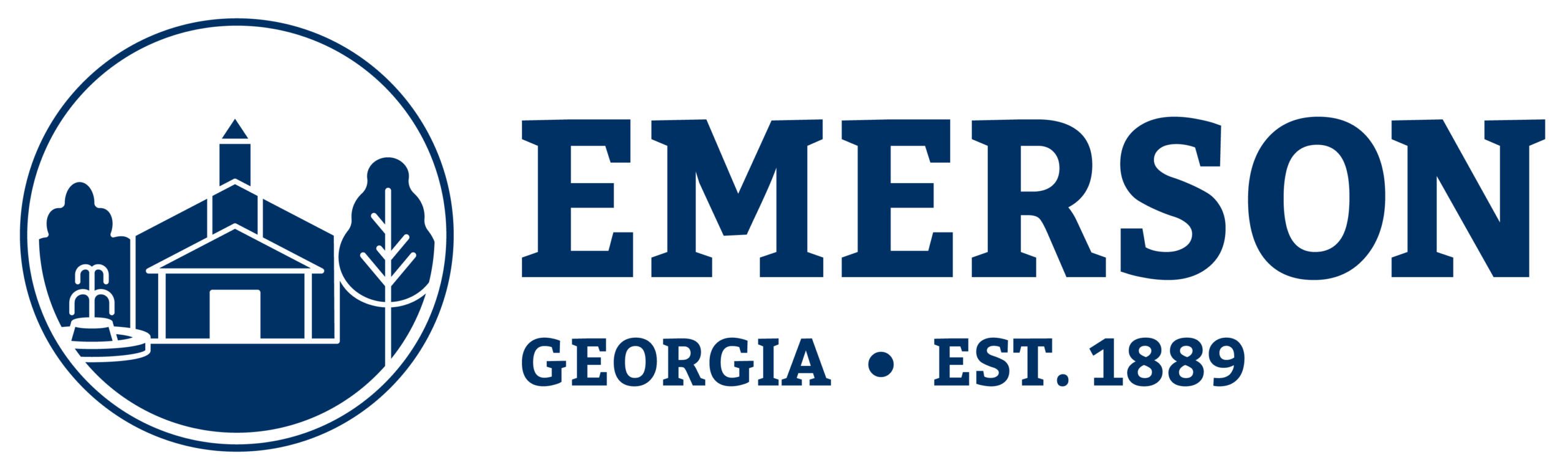 Emerson_Logo_Marketing_Wide_GeorgiaEst1889Tag_DarkBlue City of Emerson, Georgia