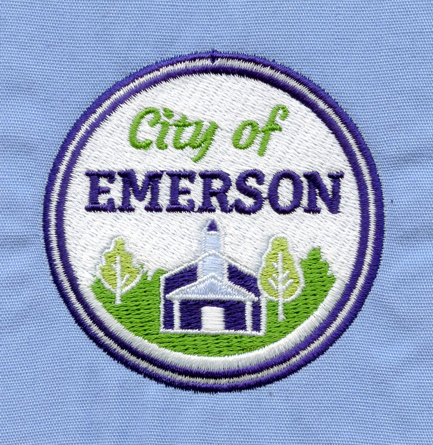 img358 City of Emerson, Georgia embroidery